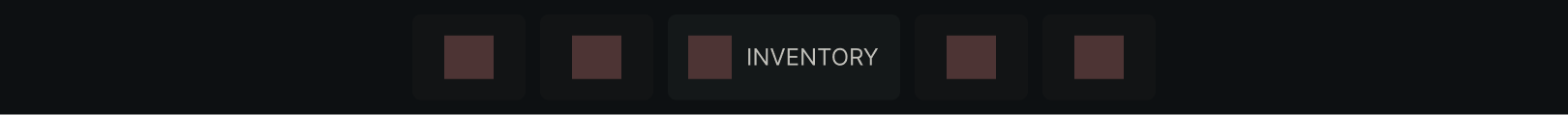 Hotbar footer